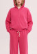 Basic black fleece-lined zip-up hoodie